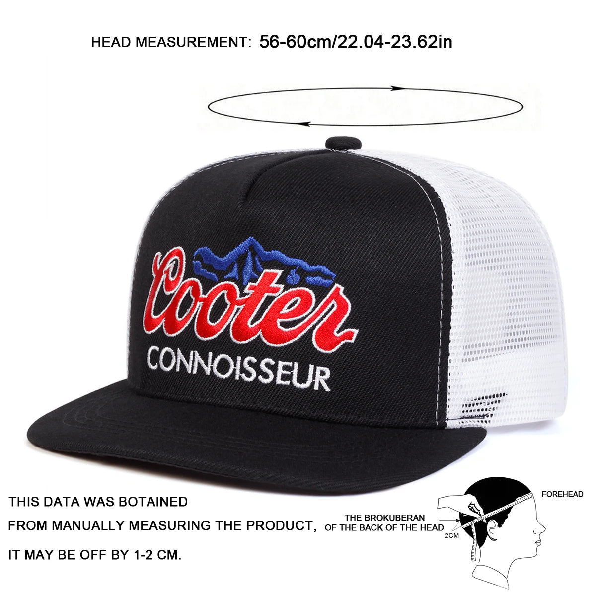 Unisex Cooter Letter Embroidery Hip-hop Net Hats Spring Summer
