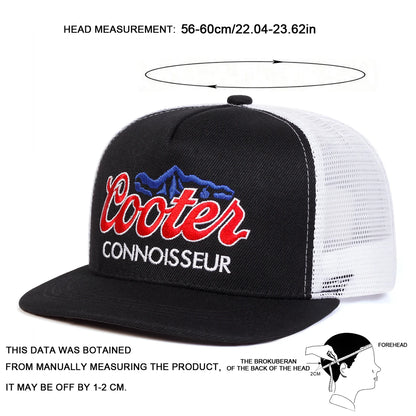 Unisex Cooter Letter Embroidery Hip-hop Net Hats Spring Summer