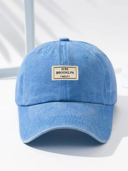Unisex Washed Denim Baseball Cap Adjustable Casual Hat