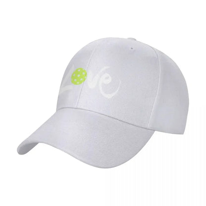 Pickleball Love (white lettering) Baseball Cap