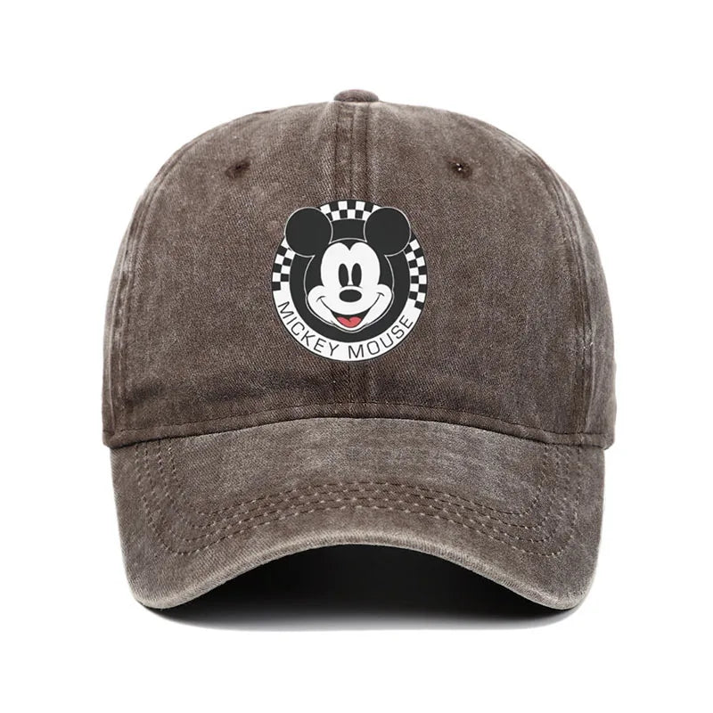 Unisex Mickey Mouse Print Kawaii Baseball Cap Wear Men Women Caps