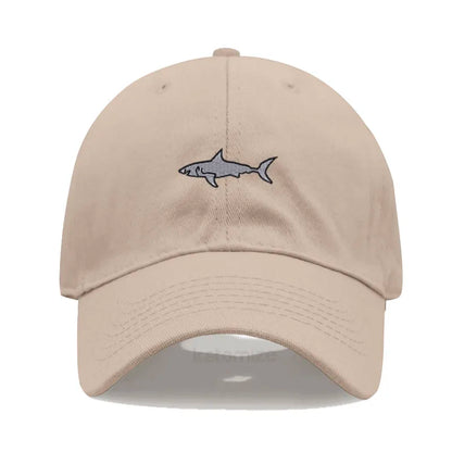 Shark Embroidery Baseball Cap For Men Women