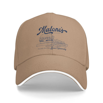 Off Campus Retro Burger Sun Hat Autumn Sunscreen Baseball Caps Men's Women's