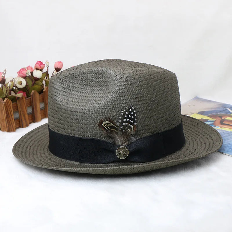 Weave Straw For Men & Women, Summer Sun UV Protection Hat