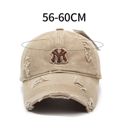 Korean Style Personalized Ripped Hat