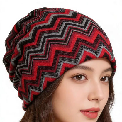 Women Hat Fashion Spring Autumn Warm Beanies Knit Soft Hat Scarf Casual Outdoor