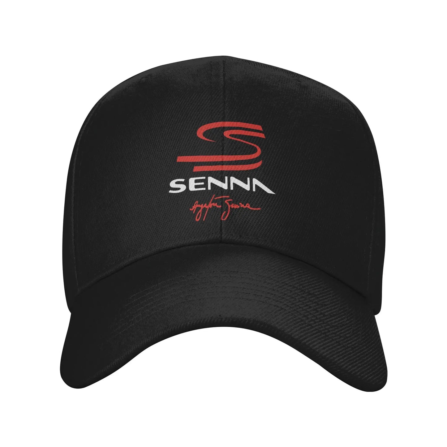 Ayrton Senna Signature Cap Men Women Racing Car Hats