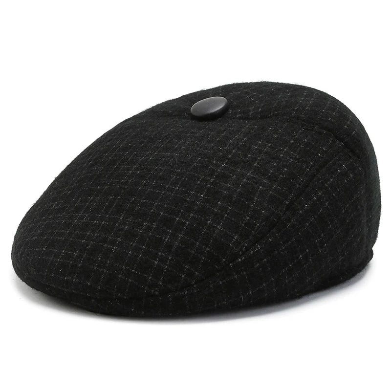 Fashion Berets Men High Quality Autumn Winter Wool Hat
