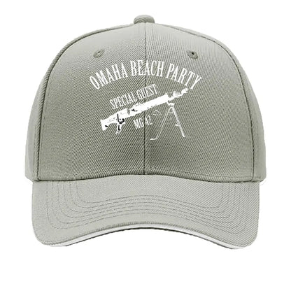 Omaha Beach Party Themed Design Print Sandwich Baseball Cap Men Hip Hop Bucket Hat Summer Sun Dad Hats