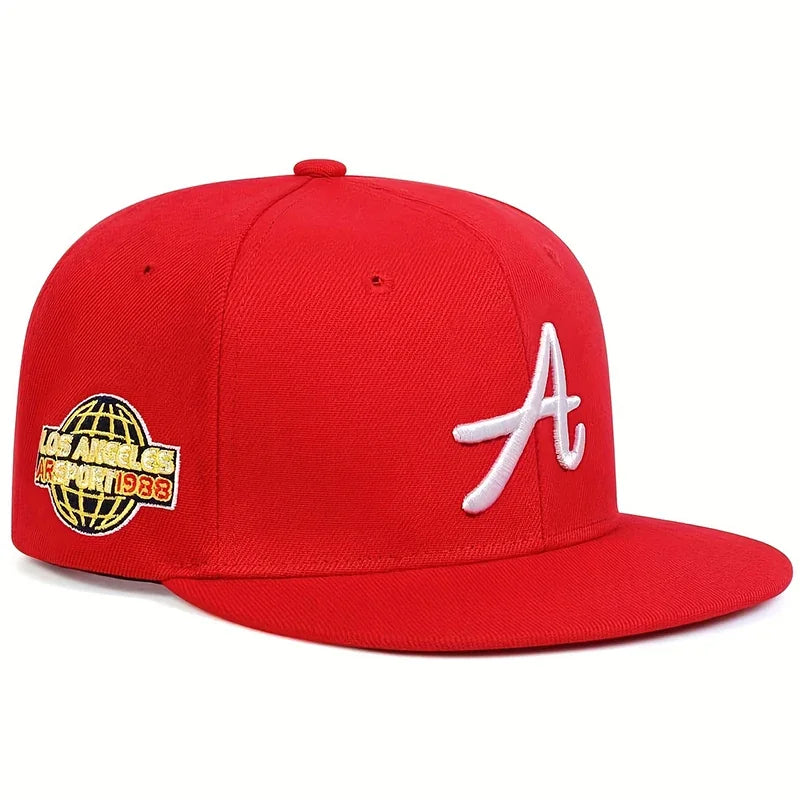 Unisex Gothic Letter Embroidery Hip Hop Hats Autumn Outdoor Adjustable Casual Hats Sunscreen Hat