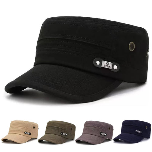 Unisex FS Fashion Label Military Cap Spring Autumn