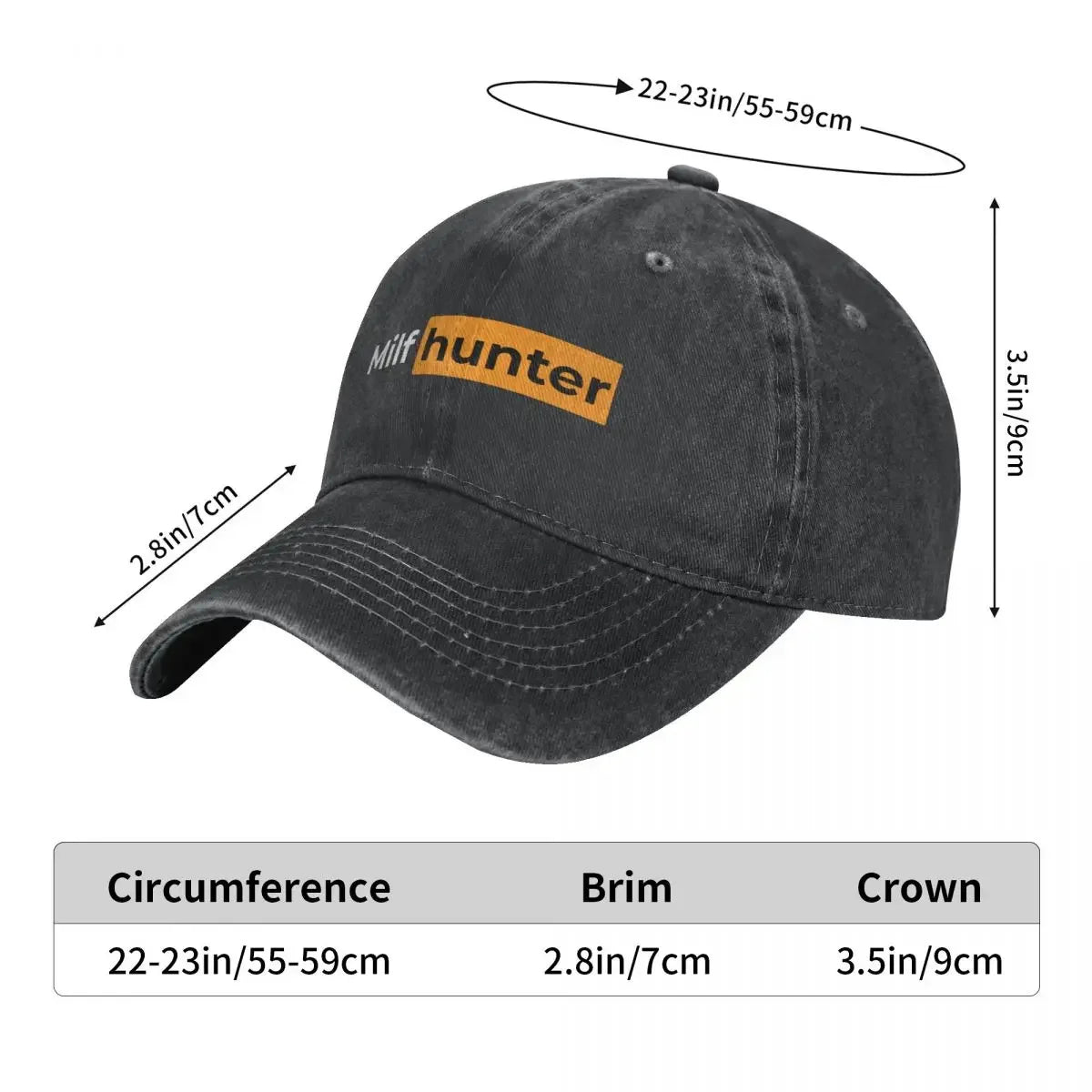 Funny Milf Hunter Baseball Caps