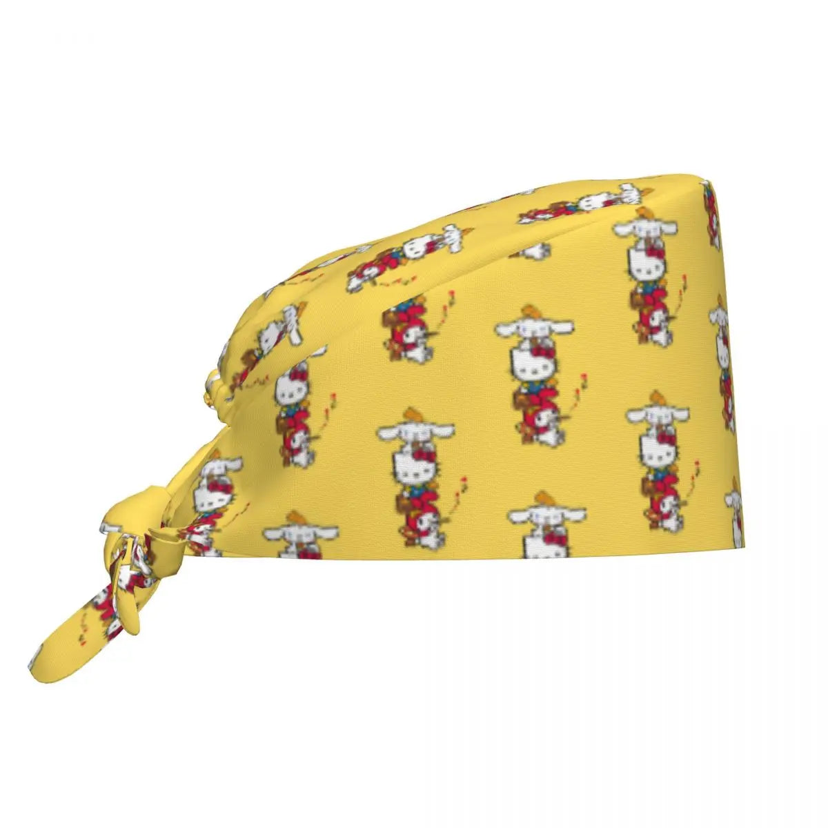Custom Hello Kitty Medical Staff Scrubs Hat Women Men Cartoon Chara For Chef Hat