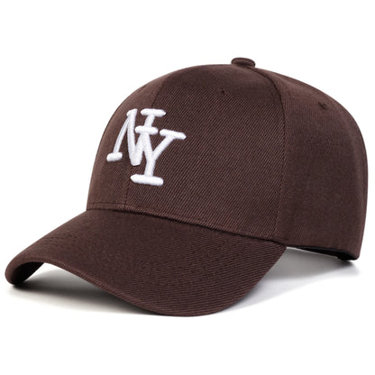 Unisex NY Letter Embroidery Baseball Caps Spring And Autumn Outdoor