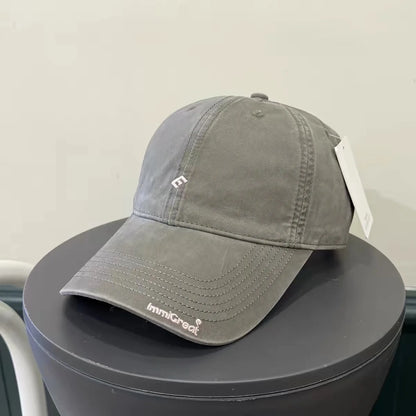 Korean Style Minimalist Baseball Cap for Men Wome