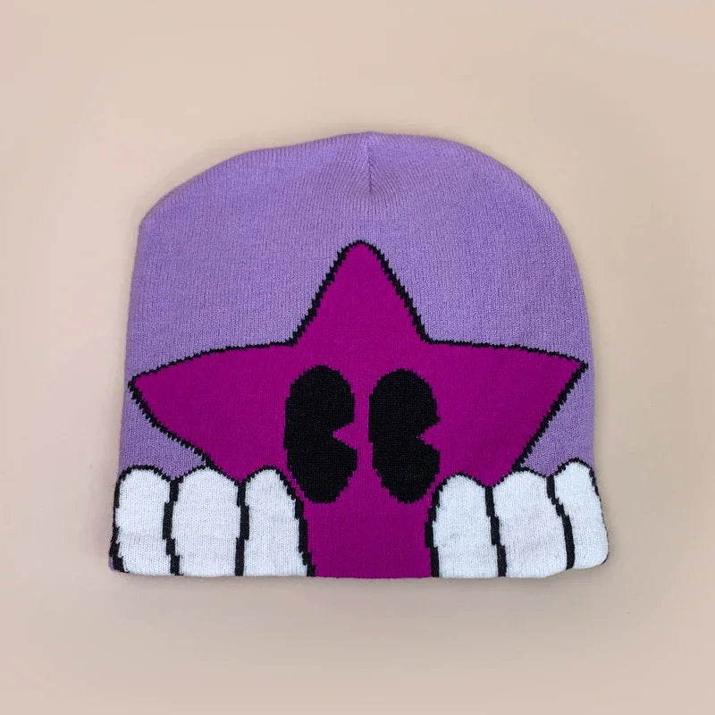 Cartoon Cute Five-Pointed Star Knitted Hats