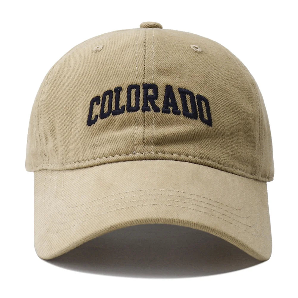 New Colorado Letter Embroidered Baseball Hat