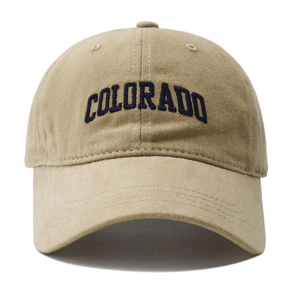 New Colorado Letter Embroidered Baseball Hat