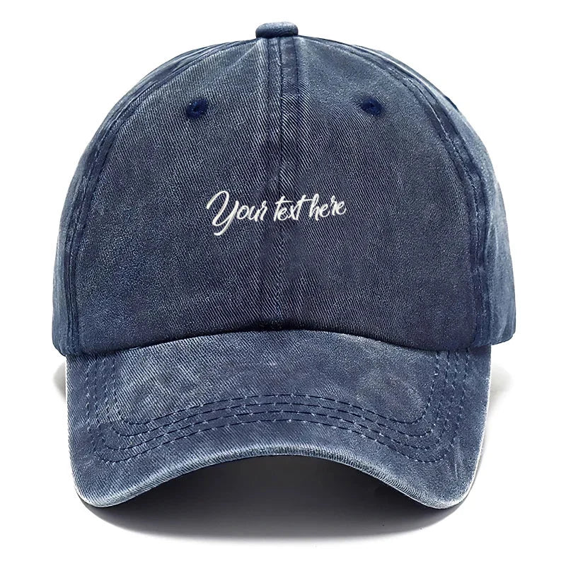 Washed Cotton Baseball Cap Men Women Personalized Fashion Sun Hats