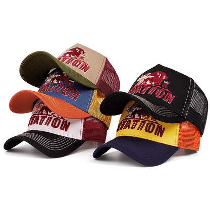 Station Bull Truck Hat Popular Street Hip Hop Hat