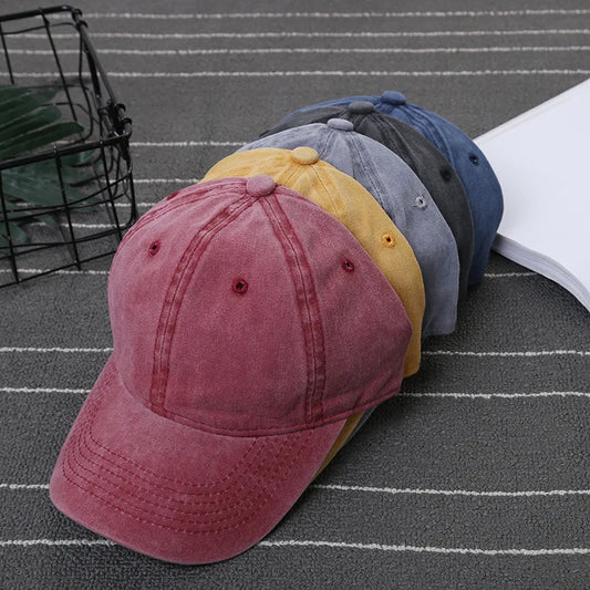 Women's Vintage Denim Sun-Shading Baseball Cap