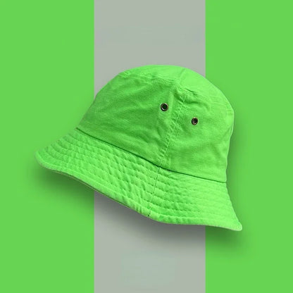 Fluorescent Bucket Hat Women All-Match Men's Caps Panama