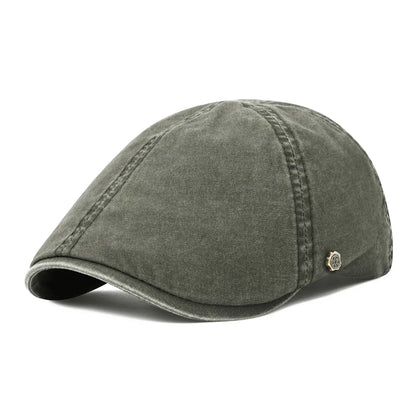 Cotton Newsboy Cap Men Women Ivy Flat Caps