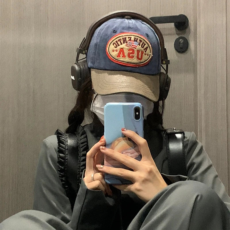 Personal American Letter Embroidery Baseball Hats