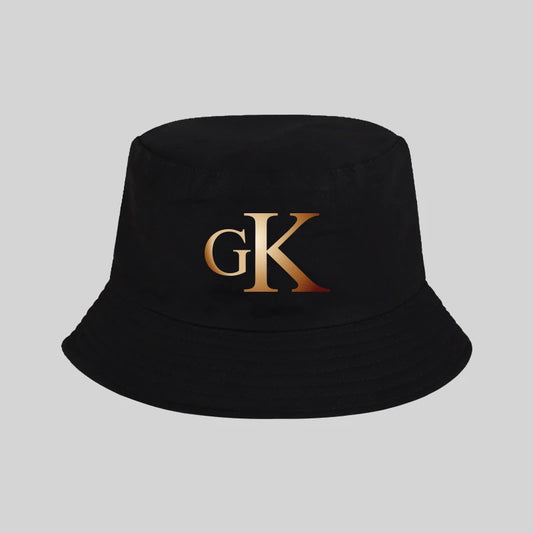 Retro GK Lettered Fisherman's Hat - Unisex Sun Hat Bucket Hats