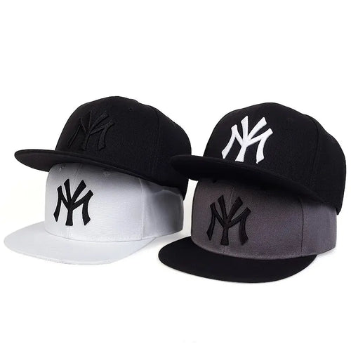 Unisex Letter Embroidery Hip-Hop Hats Outdoor Adjustable
