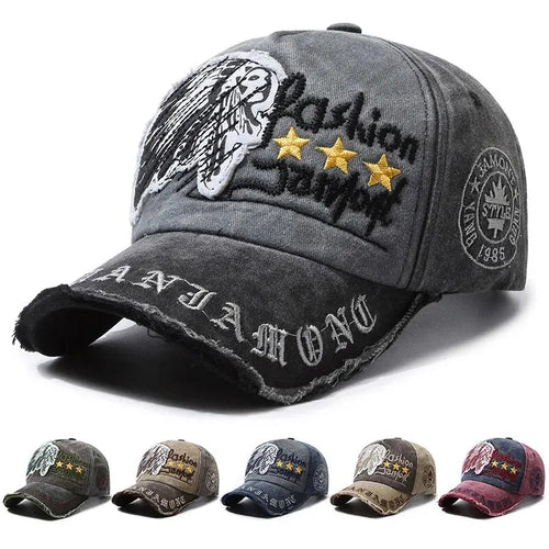 Four Seasons New Baseball Cap Retro Distressed Casual