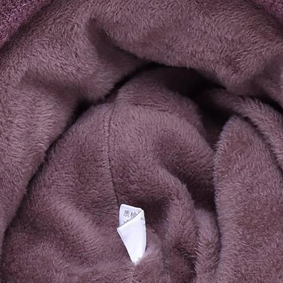 Elderly Women Plush Thick Warm Hair Cap
