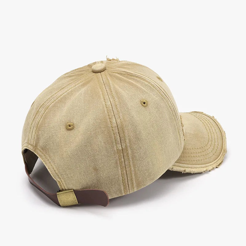 Spring And Autumn Washed Distressed Unisex Baseball Cap