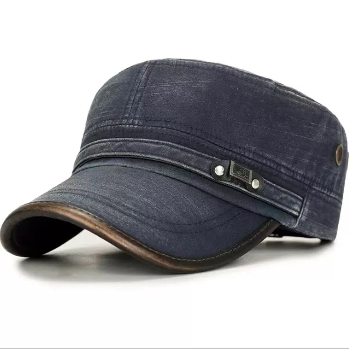 Unisex Washed Military Cap Spring and Autumn