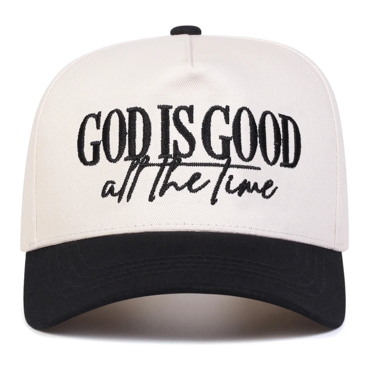 Unisex God Is Good All The Time Embroidery Baseball Caps Spring Autumn