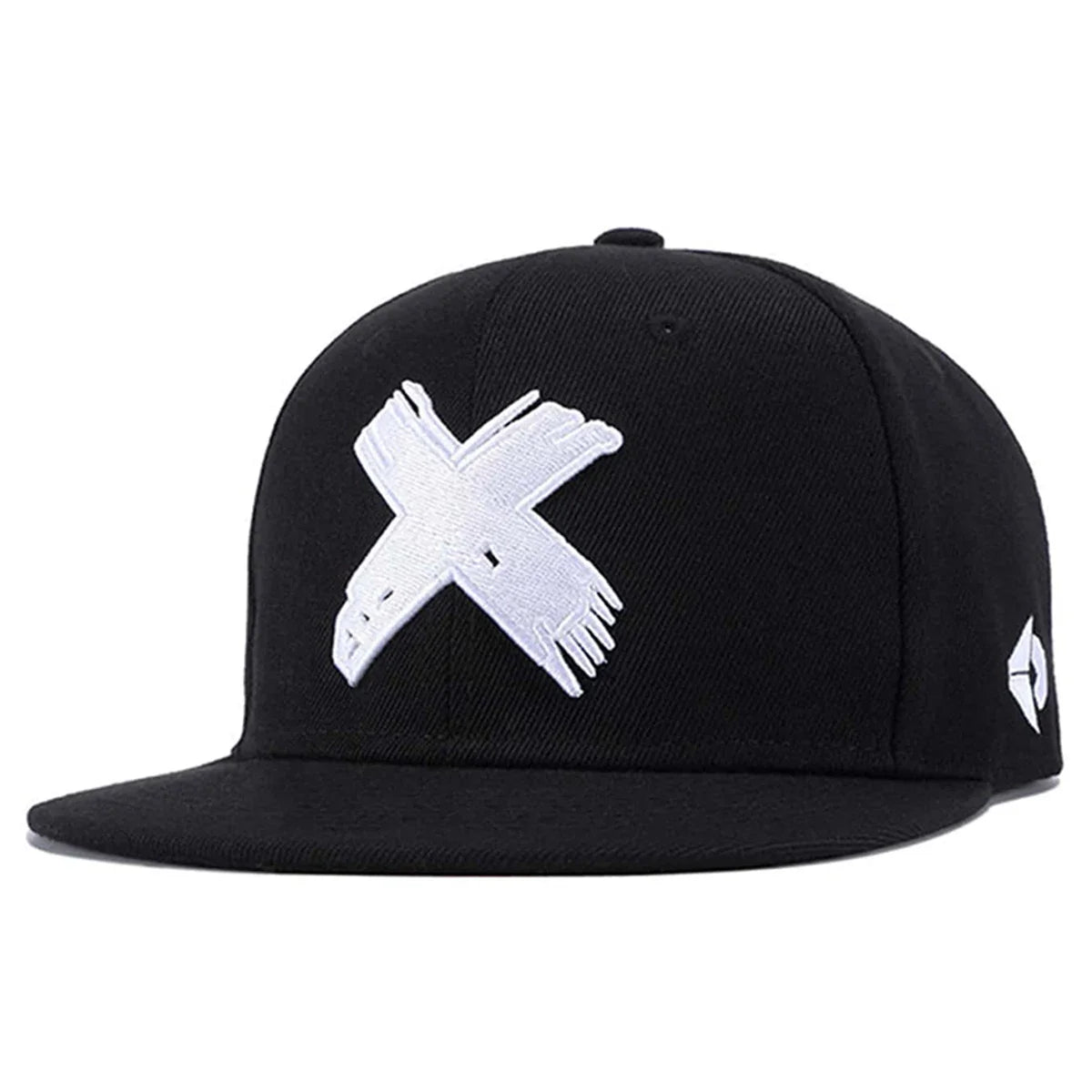Unisex X Letter Embroidery Hip-Hop Hats Spring Autumn