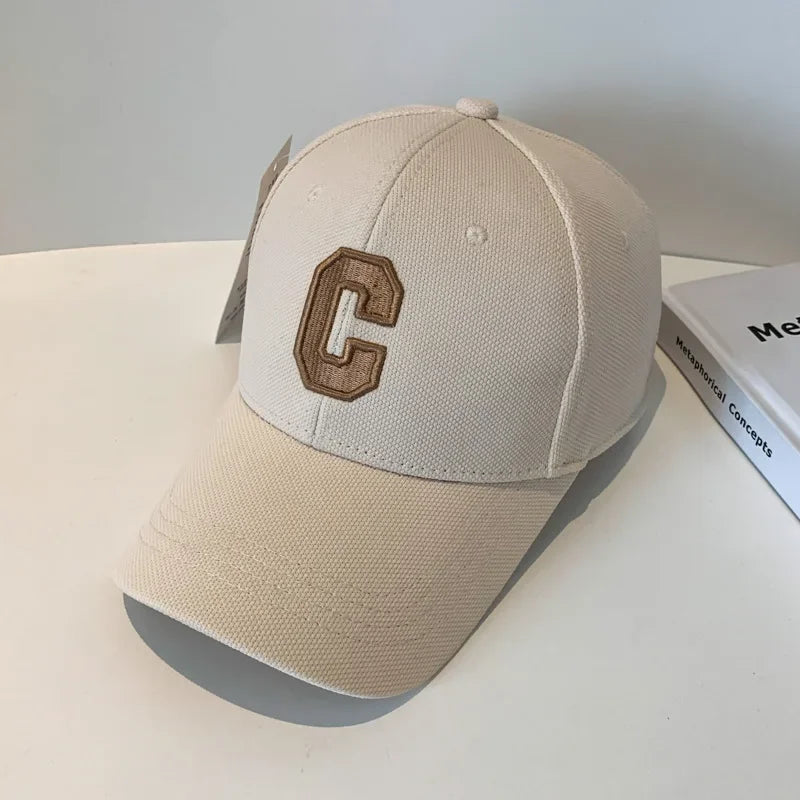 Outdoor Sports Baseball Cap New Female Face Small Outdoor Embroidery Casual Simple Travel Hat