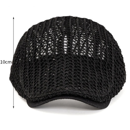 Berets Spring Summer Breathable Mesh Cap