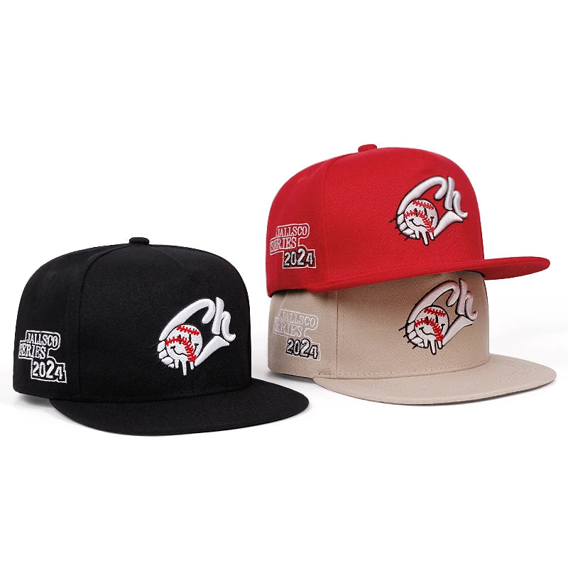 Snapback Hat CH Tennis Embroidery Backstage Hip Hop Hat