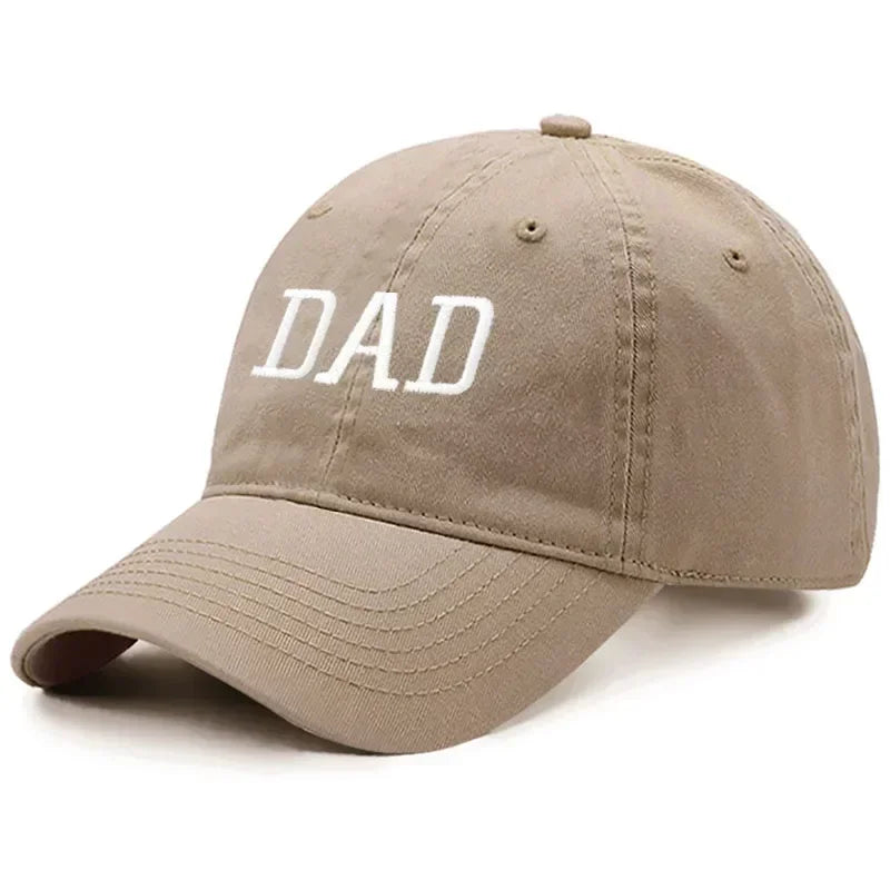 DAD MOM Embroidery Pure Cotton Baseball Cap Fashion Sport Golf Caps Sun Hat