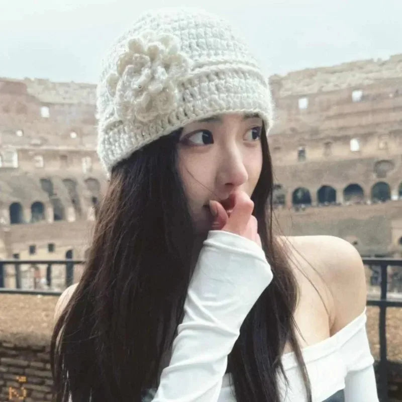 Women's Autumn Winter Item Fashion Warm Cold Pullover Hats