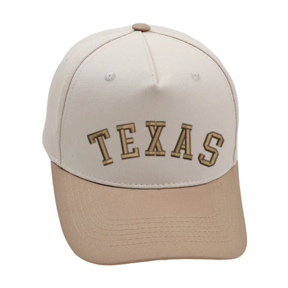 Texas Trucker Hat 3D Embroidery Two Tone Baseball Cap