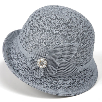Summer Sun Protection Hat French-Style Rolled-Brim Sun Hat