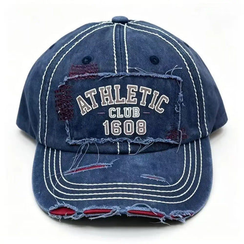 Unisex Vintage American Style Embroidered Letter Baseball Cap