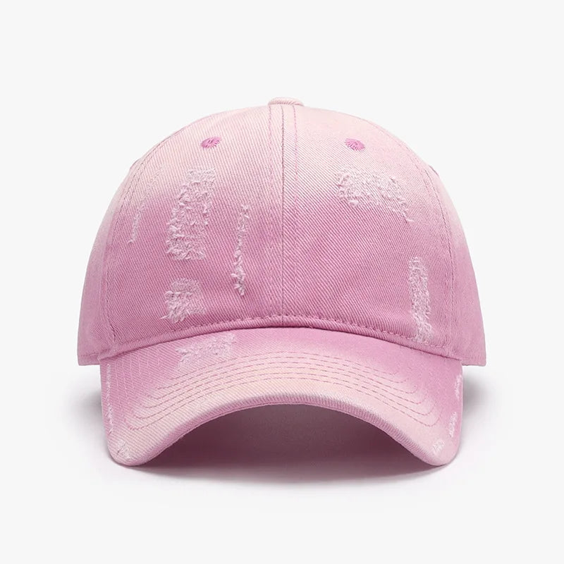 Spring Outdoor Washed Distressed Soft-Top Men's Baseball Cap