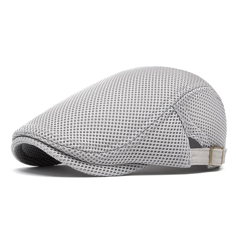Perforated Mesh Bucket Hat Breathable Beret Women's Korean Style