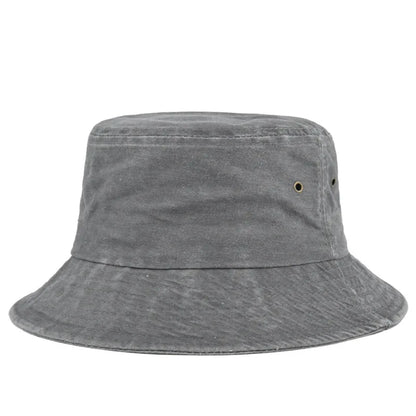 Vintage Washed Bucket Hats Summer Casual Fisherman Sun Hat