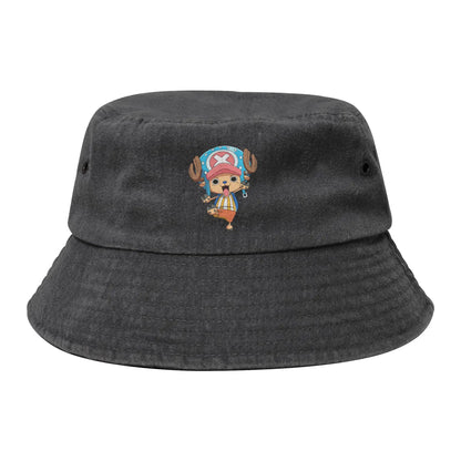 Marine One Piece Manga Bucket Hat Woman