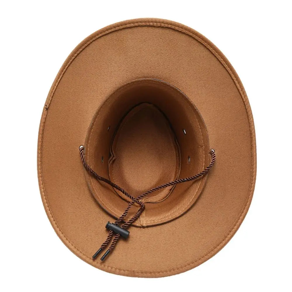 Retro Artificial Suede Beach Cowboy Hat