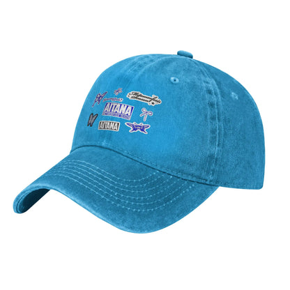Butterfly Aitana Baseball Cap Classic Distressed Denim Singer Album Tour Snapback Cap